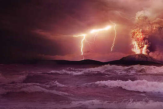 Natcomms: Volcanic activity of ancient earth nourishes the original life with nitrogen